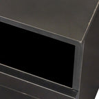 Meuble TV avec tiroirs, noir/blanc, 2 niveaux, convient aux téléviseurs jusqu'à 80"